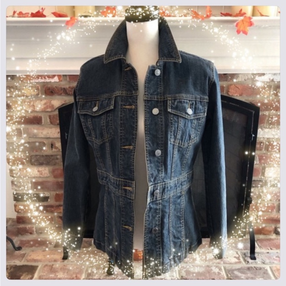Eddie Bauer Jean Jacket Vintage Size XS